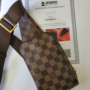 SOLD Louis Vuitton Damier Ebene Geronimos Sling Bag